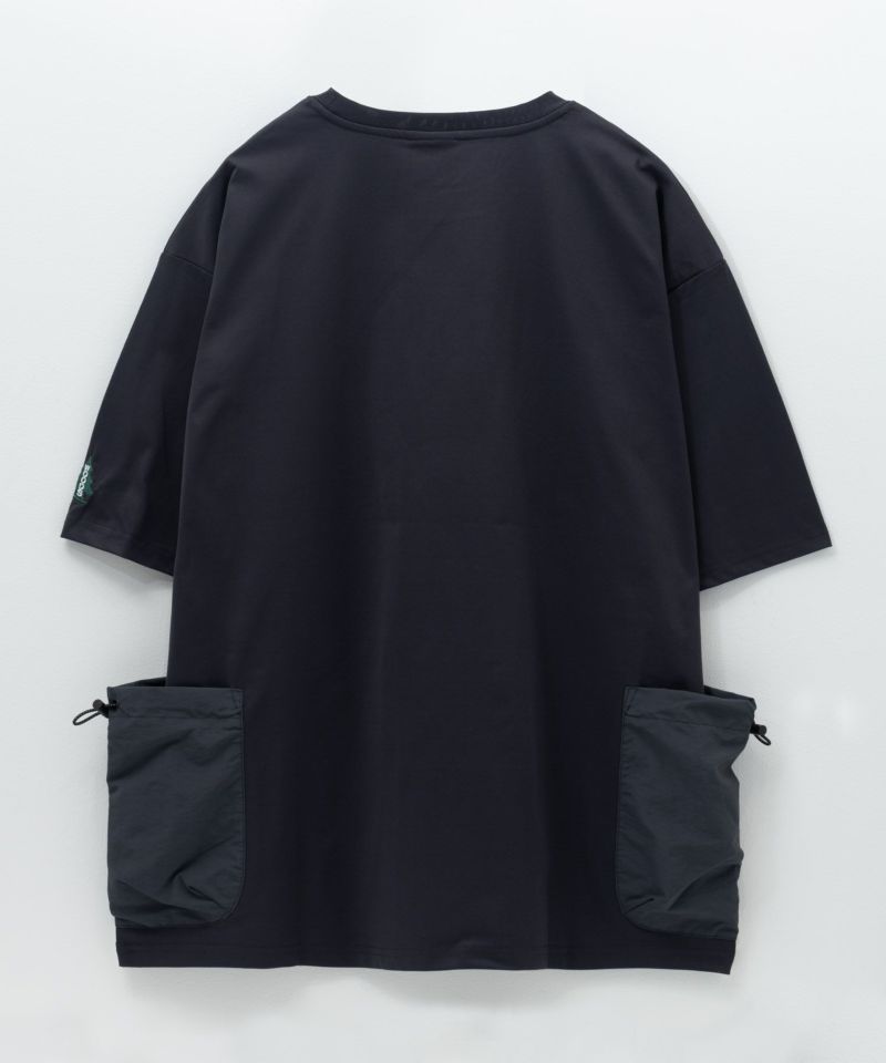 WOODS  ドローコードポケット付きTシャツ メンズ メール便 対応商品商品画像-2