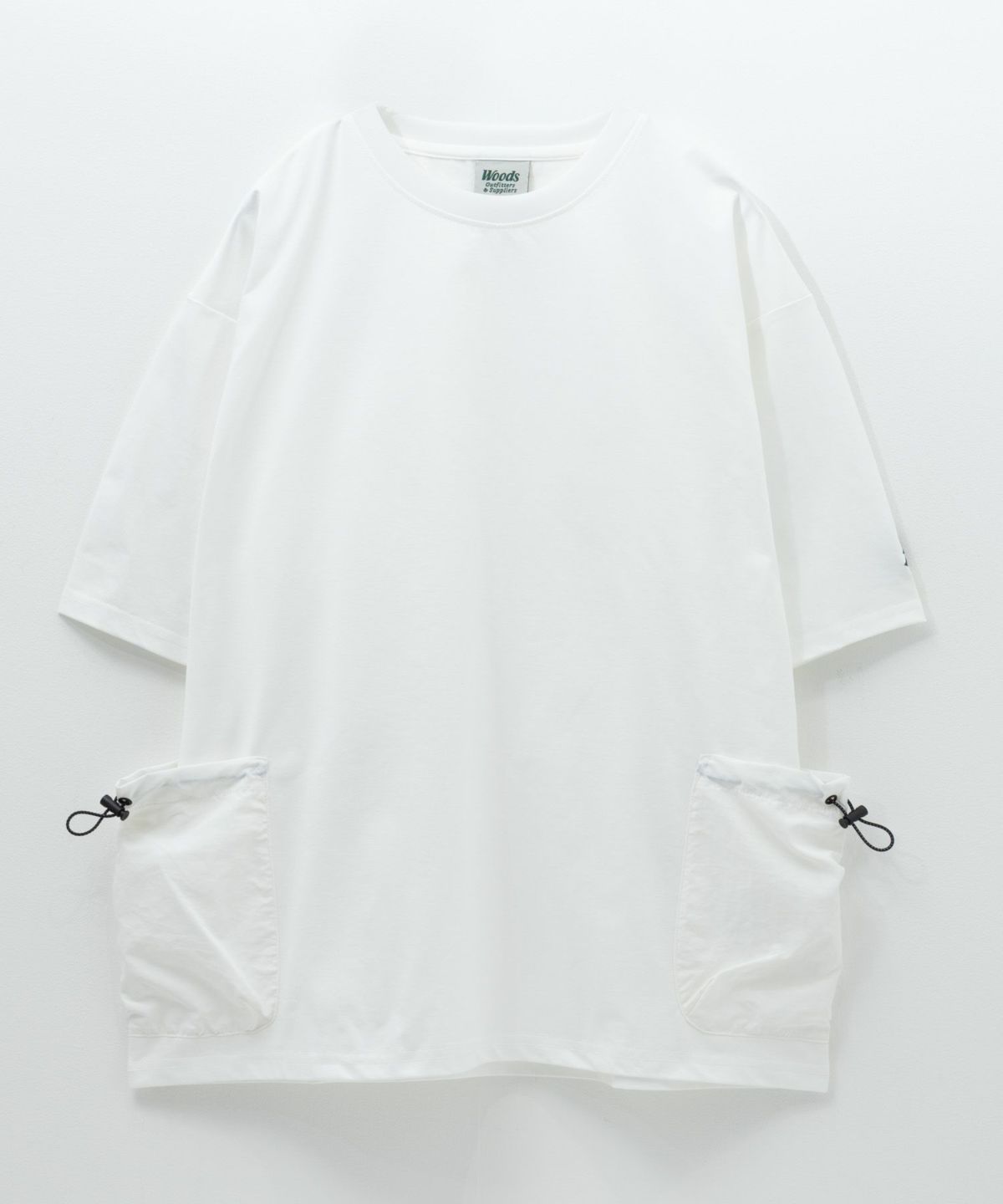 WOODS ドローコードポケット付きTシャツ メンズ ネコポス 対応商品