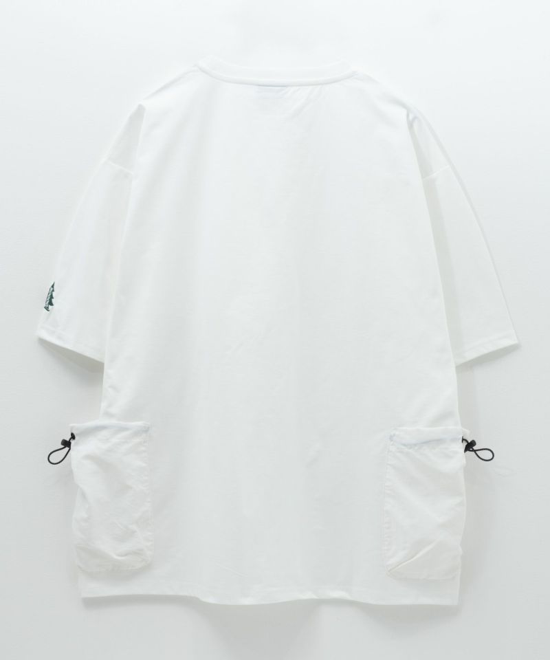 WOODS  ドローコードポケット付きTシャツ メンズ メール便 対応商品商品画像-4