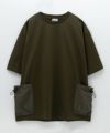 WOODS ドローコードポケット付きTシャツ メンズ ネコポス 対応商品