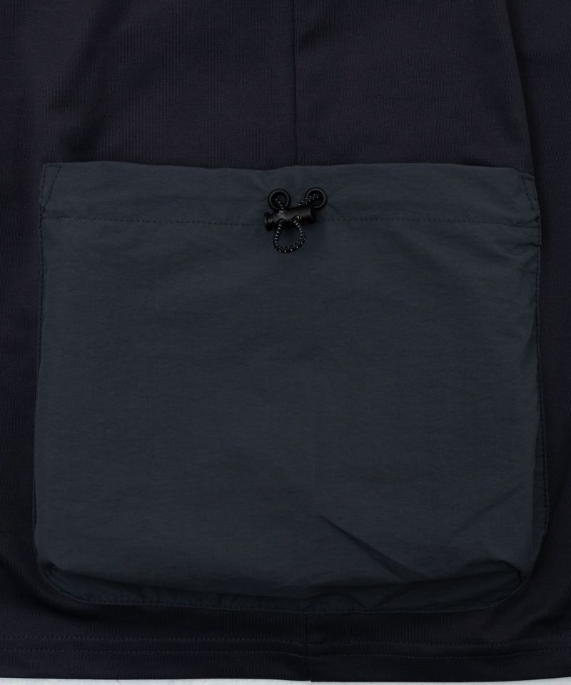 WOODS  ドローコードポケット付きTシャツ メンズ メール便 対応商品商品画像-9