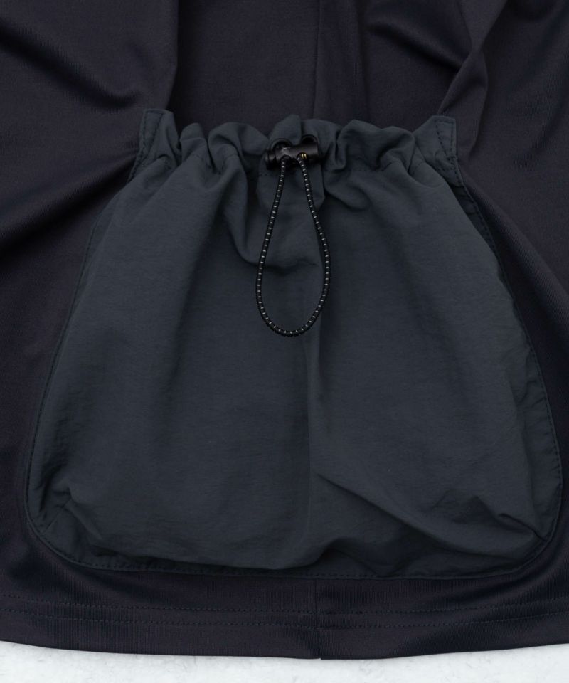 WOODS  ドローコードポケット付きTシャツ メンズ メール便 対応商品商品画像-10