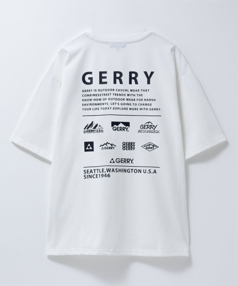 GERRY  刺繍プリントTシャツ メンズ メール便 対応商品商品画像-1