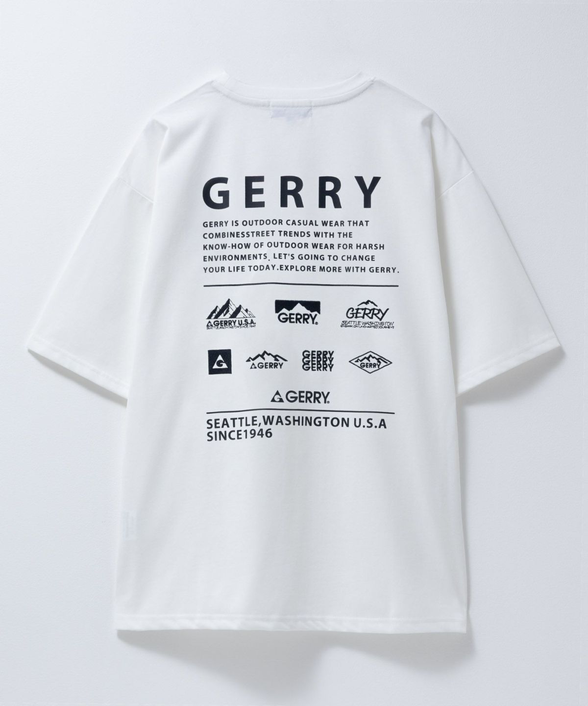 GERRY 刺繍プリントTシャツ メンズ ネコポス 対応商品