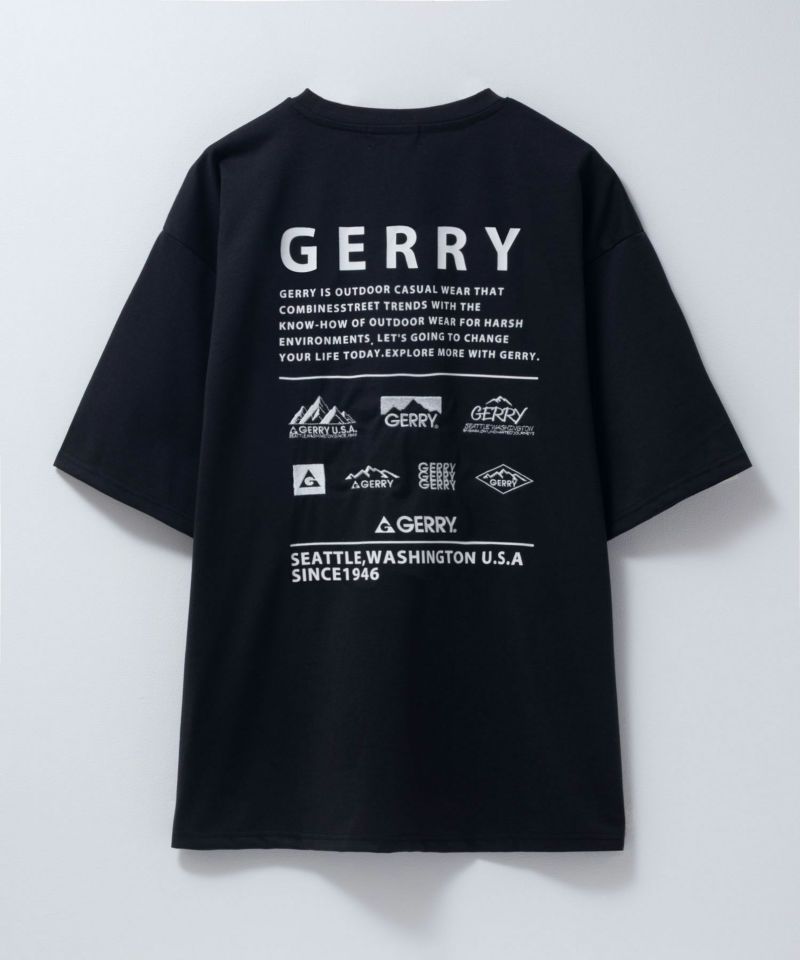 GERRY  刺繍プリントTシャツ メンズ メール便 対応商品商品画像-3