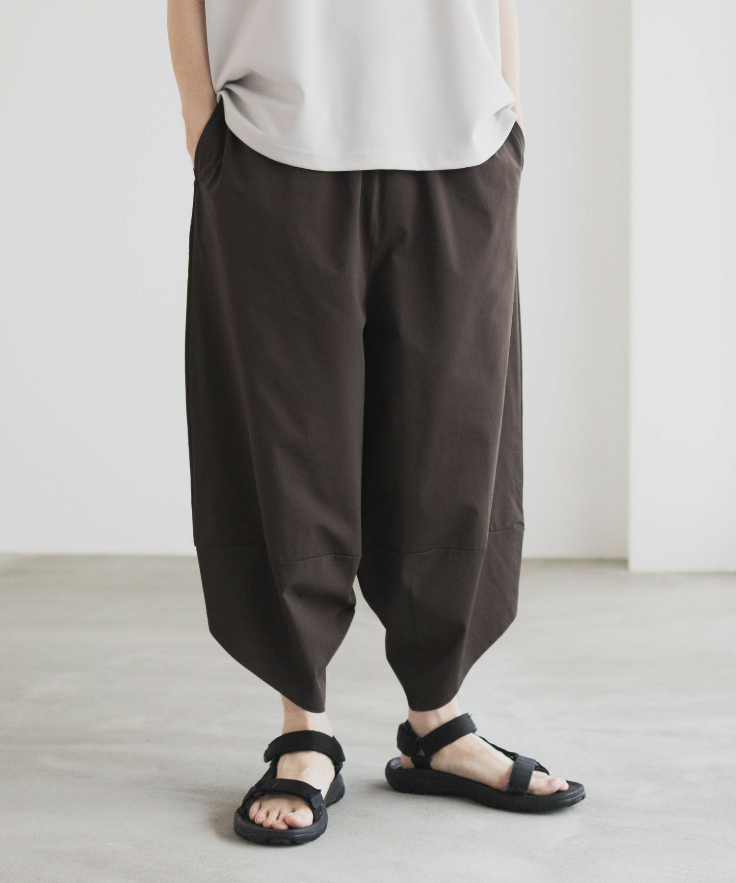 NAVY SARARI バルーンロングパンツ メンズ