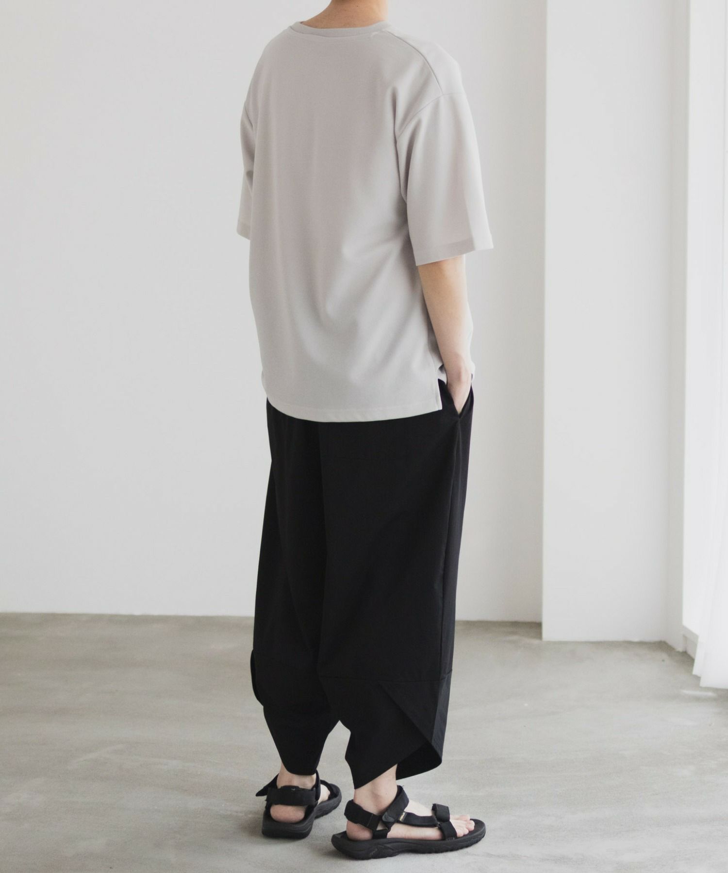 NAVY SARARI バルーンロングパンツ メンズ