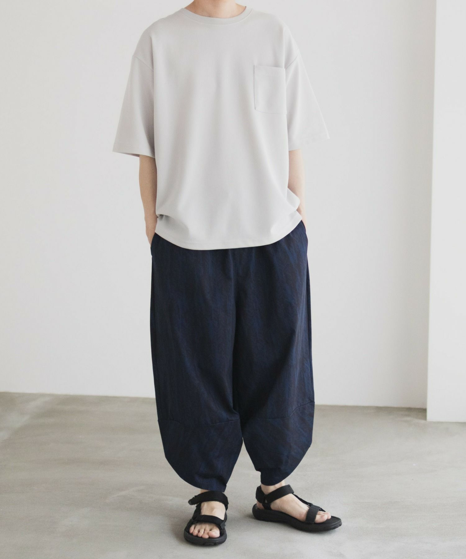 NAVY SARARI バルーンロングパンツ メンズ商品サムネイル-18