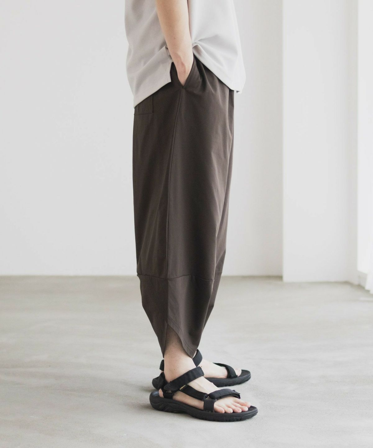 NAVY SARARI バルーンロングパンツ メンズ