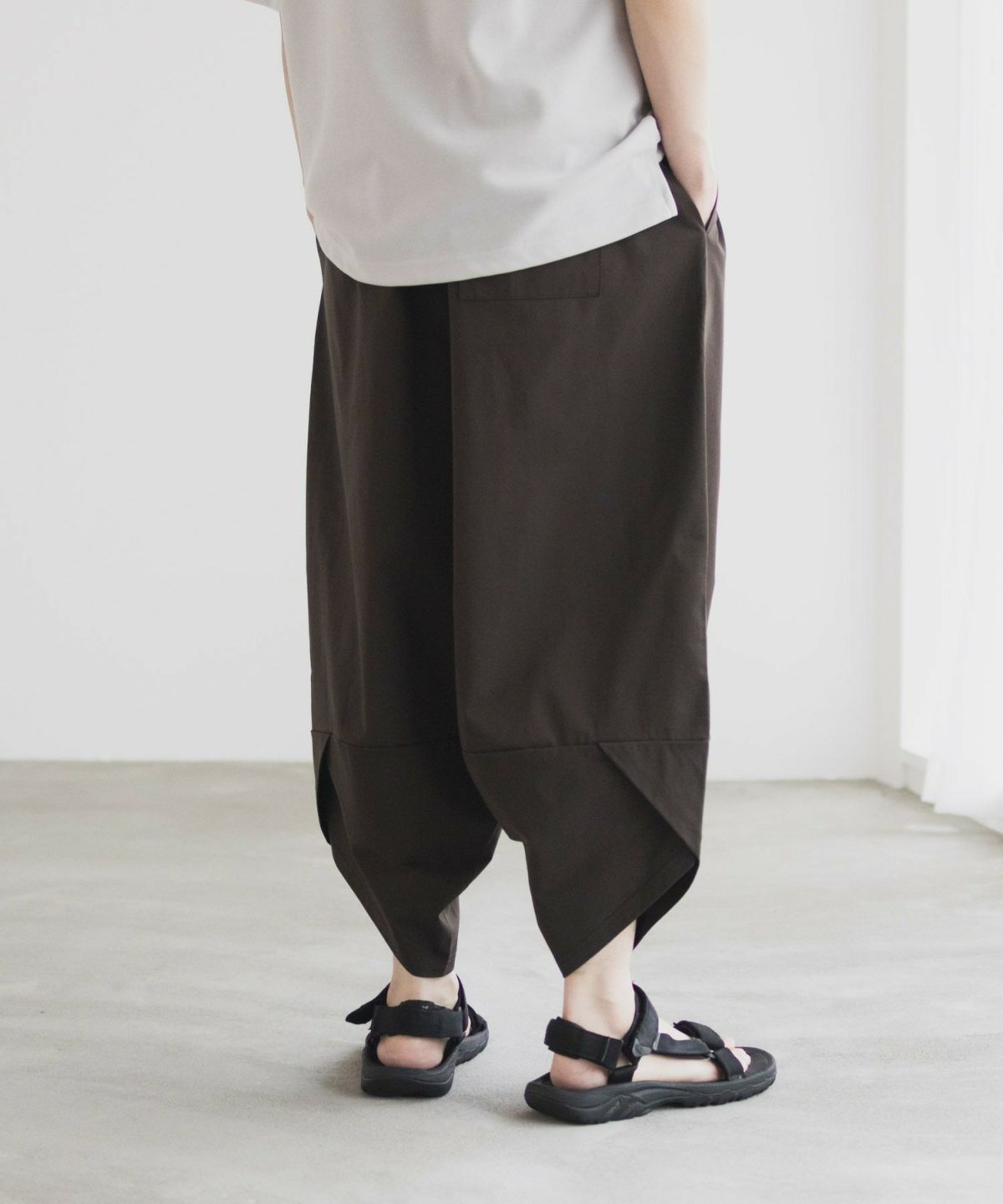 NAVY SARARI バルーンロングパンツ メンズ