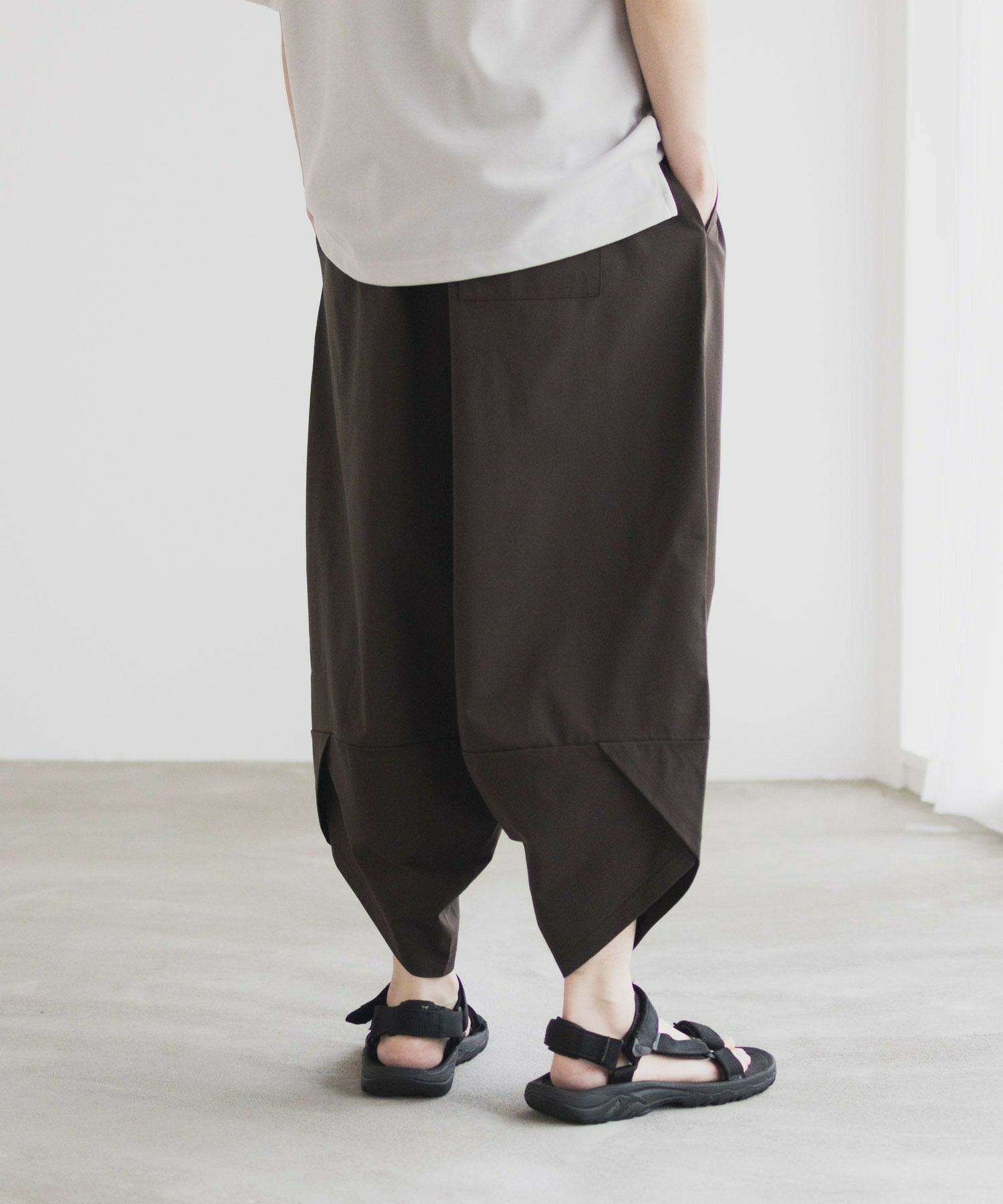 NAVY SARARI バルーンロングパンツ メンズ