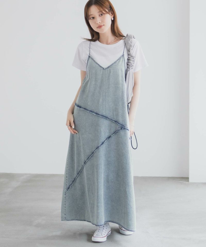 nAvy  毎日はきたくなるデニム「マイデニ」 イージーキャミワンピース レディース商品画像-2