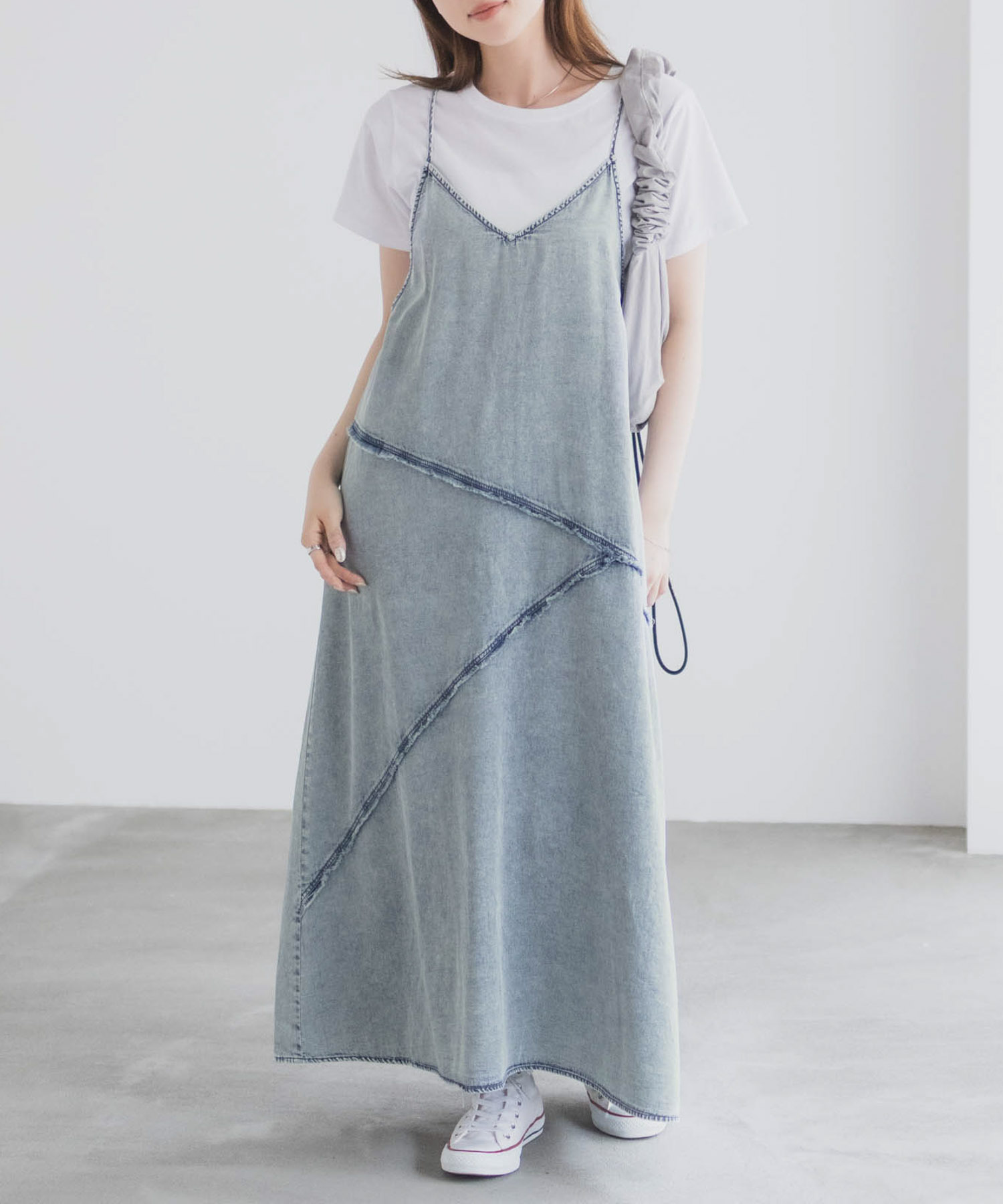 nAvy  毎日はきたくなるデニム「マイデニ」 イージーキャミワンピース レディース商品画像-2
