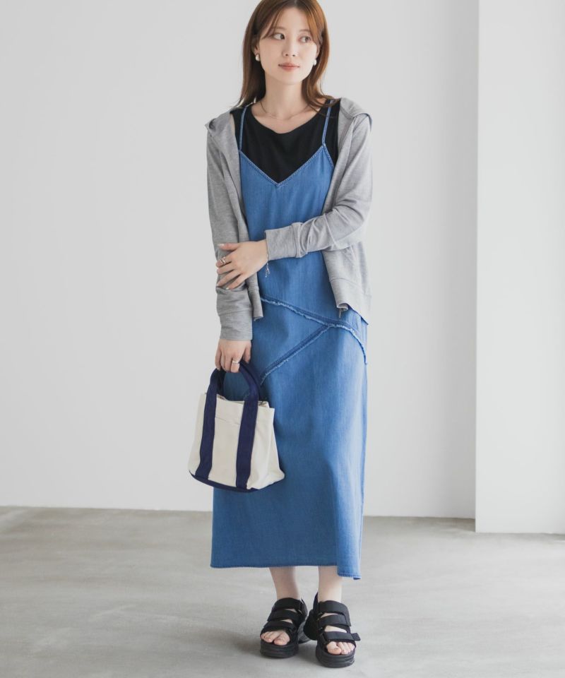 nAvy  毎日はきたくなるデニム「マイデニ」 イージーキャミワンピース レディース商品画像-7