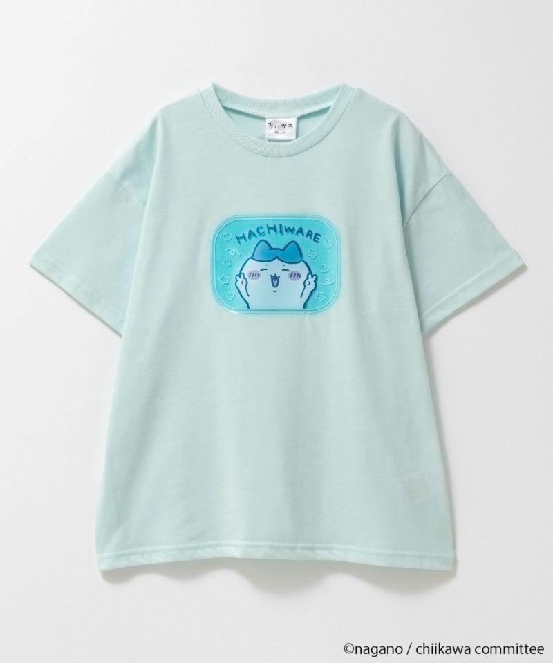 ちいかわ 半袖Tシャツ ハチワレ キッズ メール便 対応商品商品画像-1