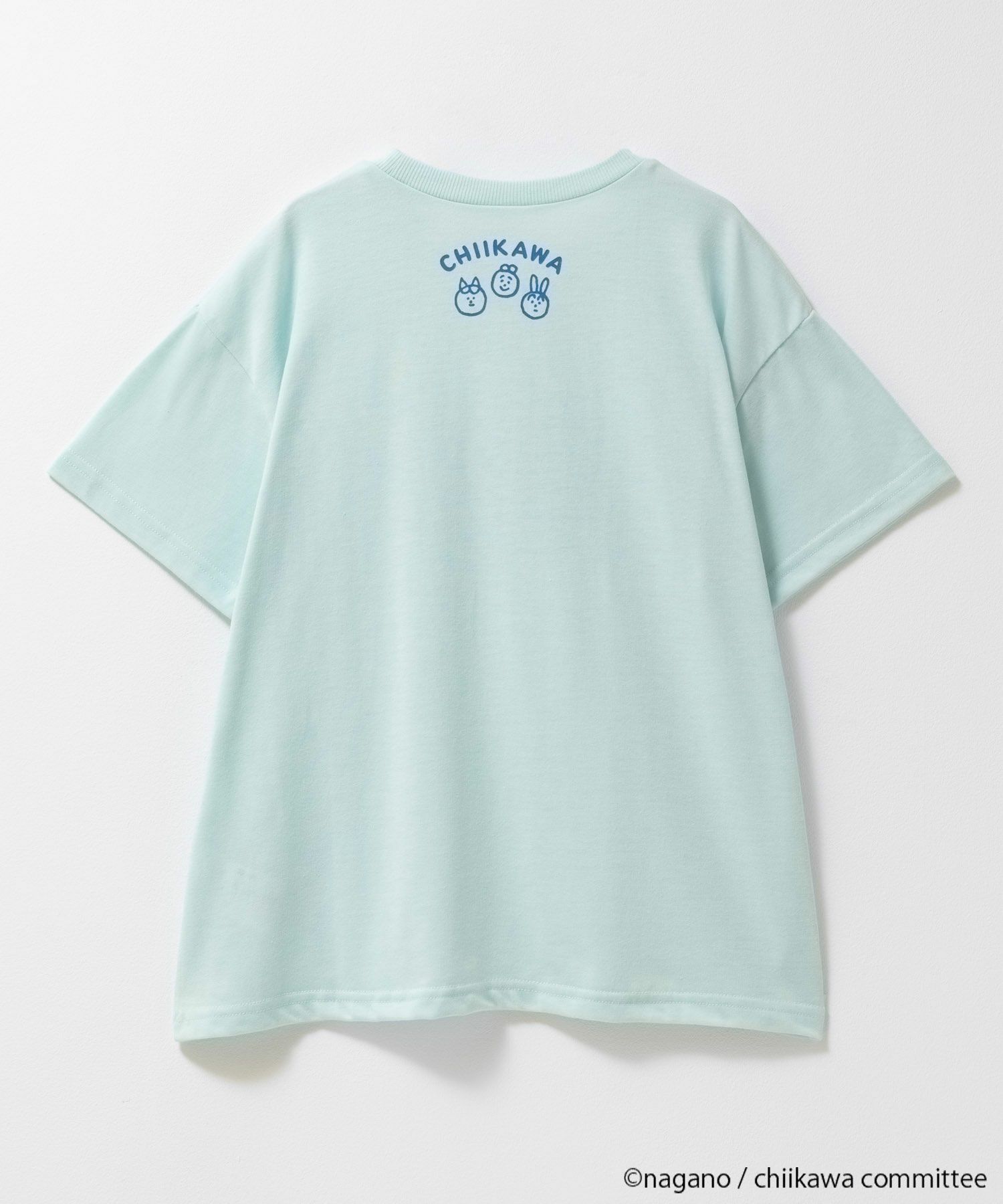 ちいかわ 半袖Tシャツ ハチワレ キッズ メール便 対応商品商品サムネイル-2