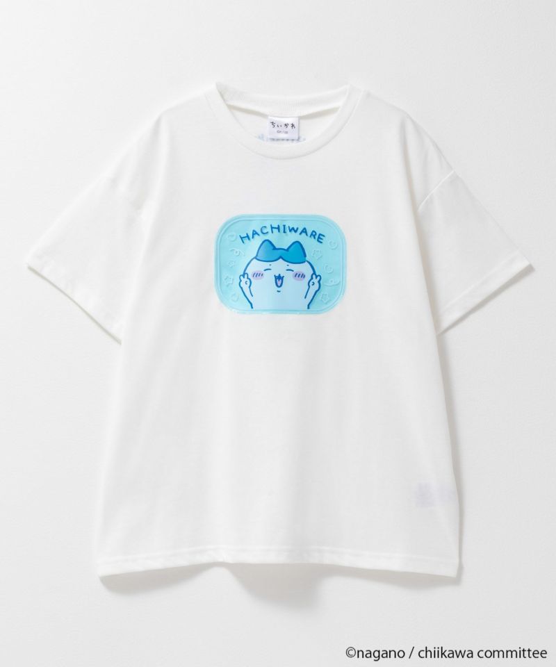 ちいかわ 半袖Tシャツ ハチワレ キッズ メール便 対応商品商品画像-3