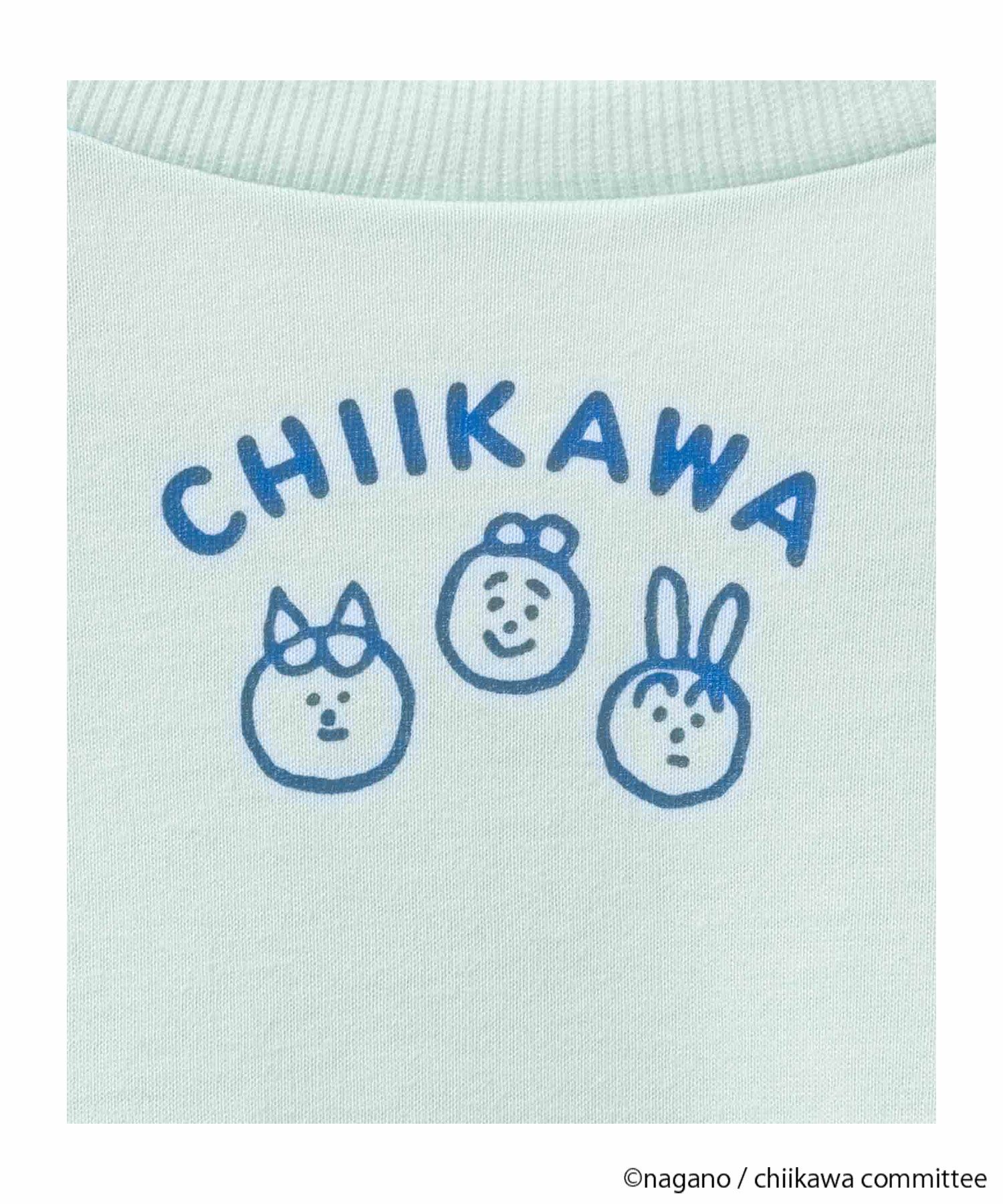 ちいかわ 半袖Tシャツ ハチワレ キッズ メール便 対応商品商品サムネイル-6