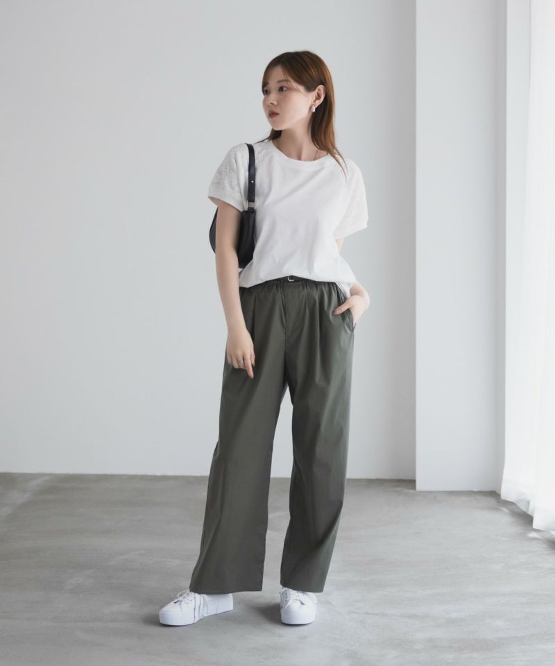 nAvy  ショルダーレースTシャツ レディース メール便 対応商品商品画像-12