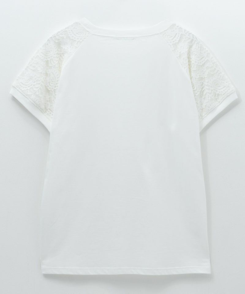 nAvy  ショルダーレースTシャツ レディース メール便 対応商品商品画像-16