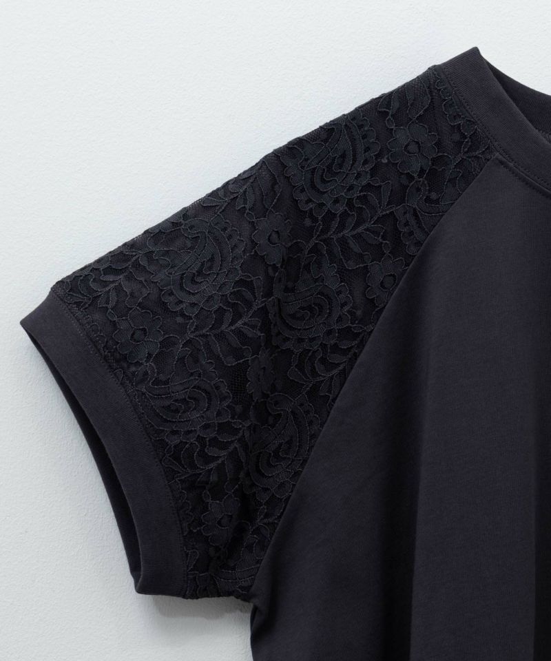 nAvy  ショルダーレースTシャツ レディース メール便 対応商品商品画像-17