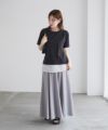nAvy 時短 裾異素材切替プルオーバー レディース メール便 対応商品商品サムネイル-14