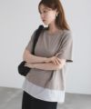 nAvy 時短 裾異素材切替プルオーバー レディース メール便 対応商品商品サムネイル-21