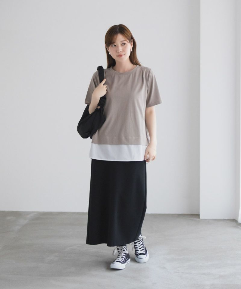 nAvy  時短 裾異素材切替プルオーバー レディース メール便 対応商品商品画像-22