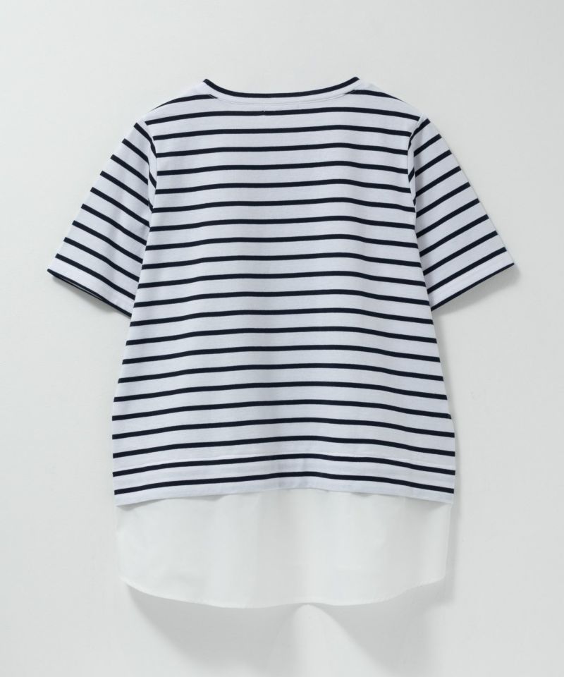 nAvy 時短 裾異素材切替プルオーバー レディース メール便 対応商品商品画像-24