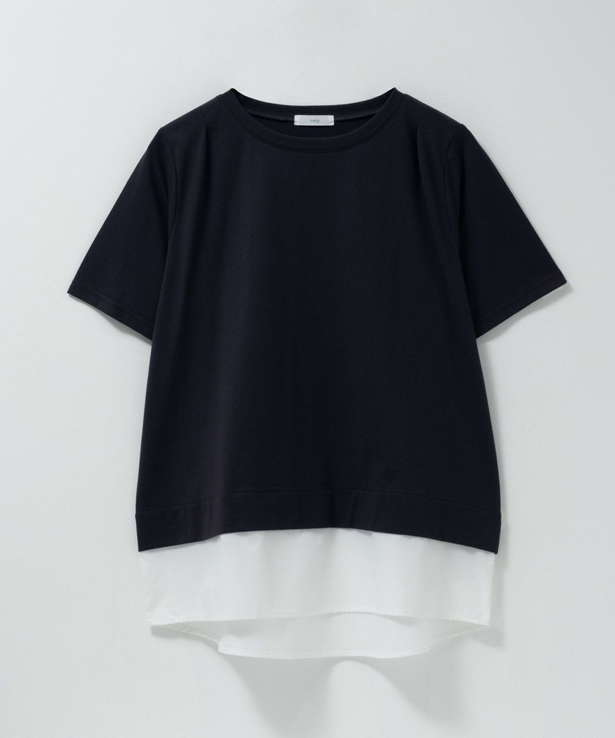 nAvy 時短 裾異素材切替プルオーバー レディース ネコポス 対応商品