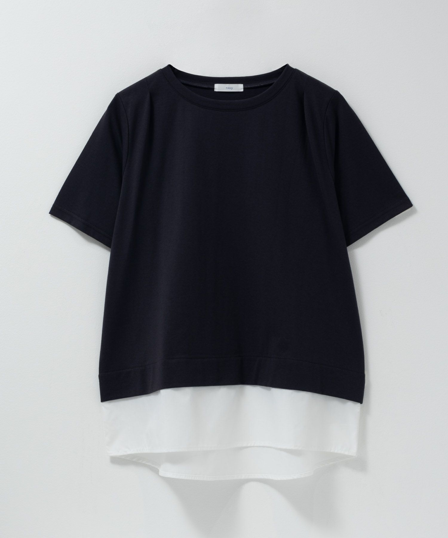 nAvy 時短 裾異素材切替プルオーバー レディース ネコポス 対応商品