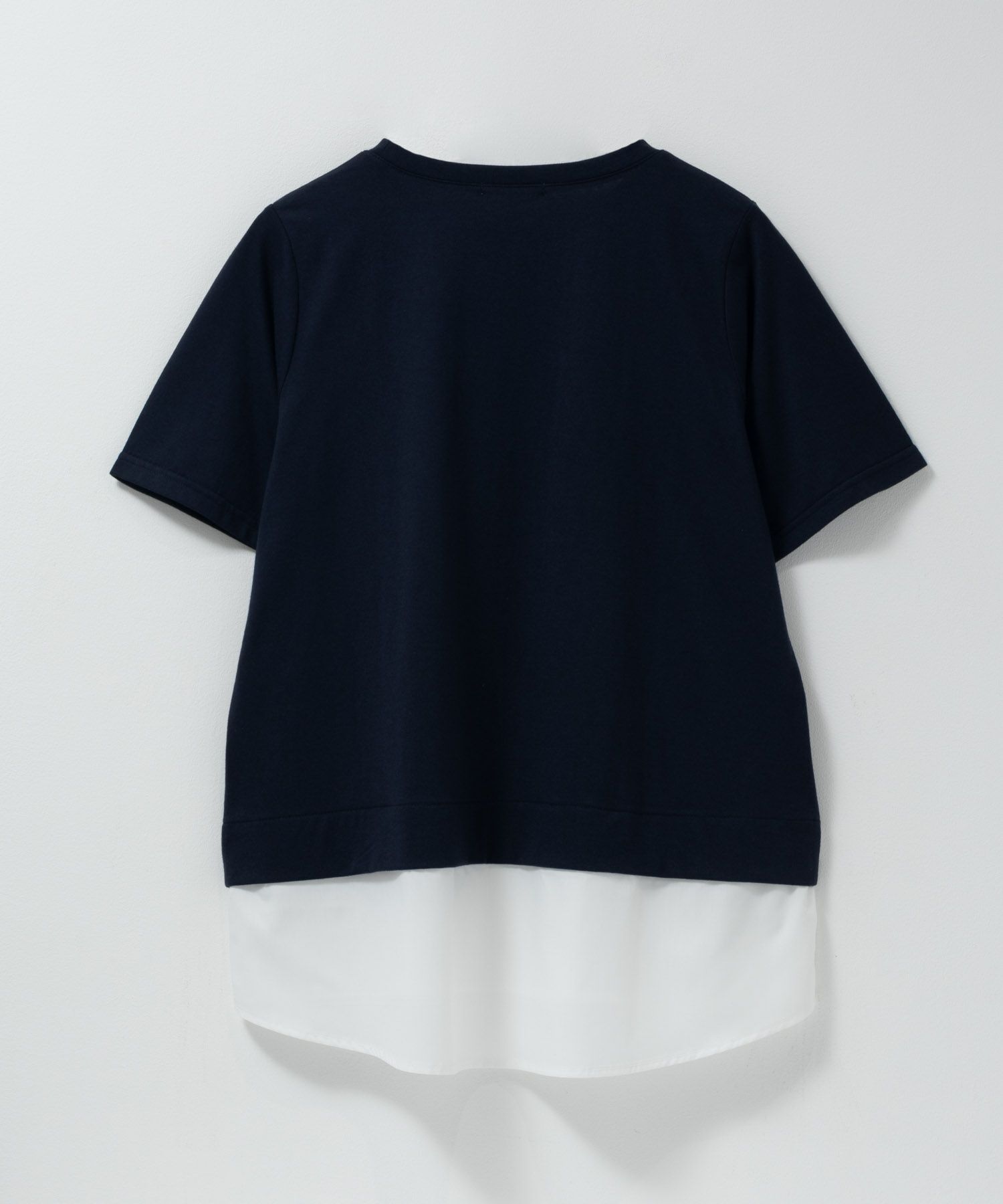 nAvy 時短 裾異素材切替プルオーバー レディース ネコポス 対応商品