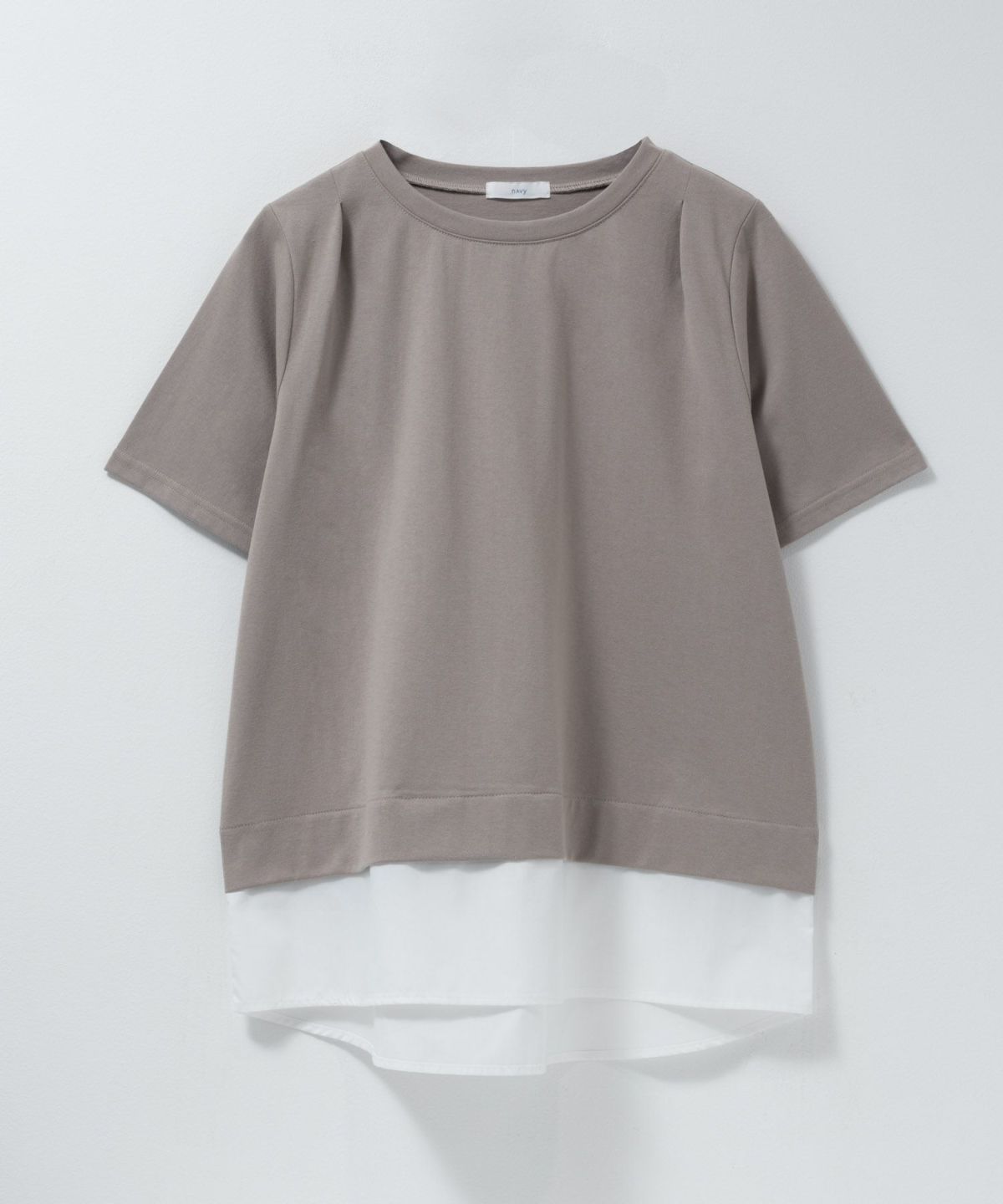 nAvy 時短 裾異素材切替プルオーバー レディース ネコポス 対応商品