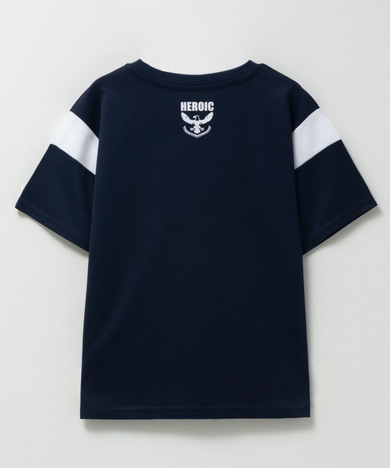 NAVY 肩切替配色Tシャツ キッズ メール便 対応商品商品画像-4
