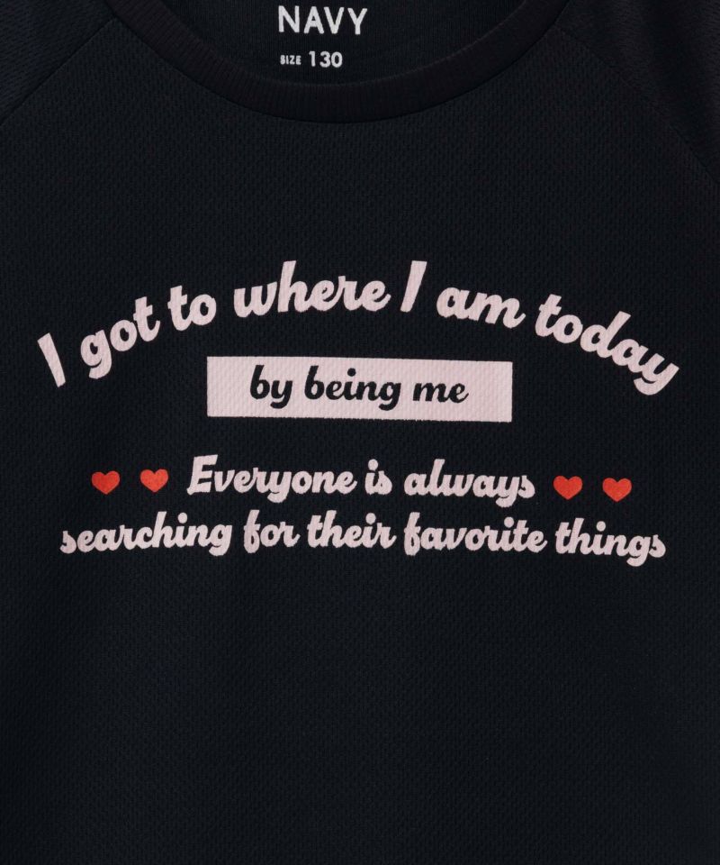 NAVY  肩ラインTシャツ キッズ メール便 対応商品商品画像-5