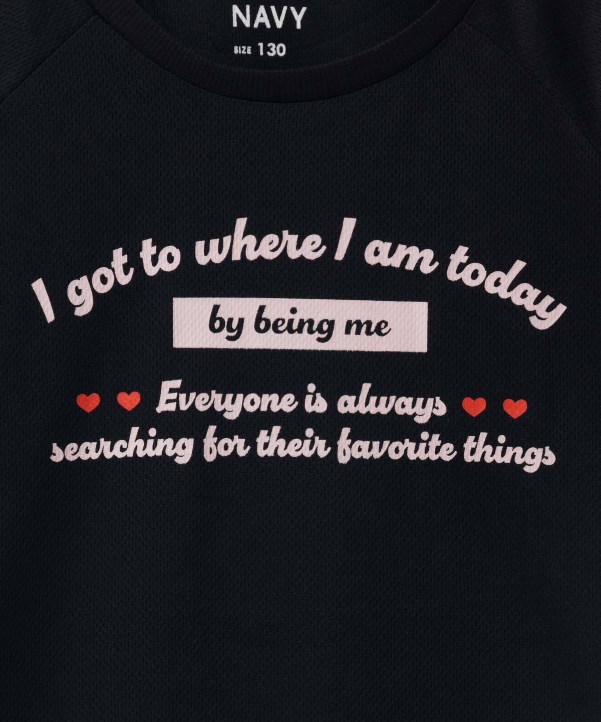 NAVY 肩ラインTシャツ キッズ ネコポス 対応商品