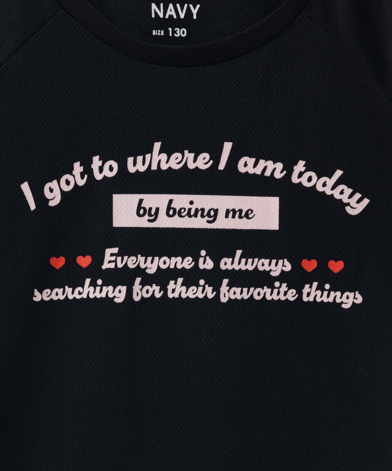 NAVY 肩ラインTシャツ キッズ ネコポス 対応商品