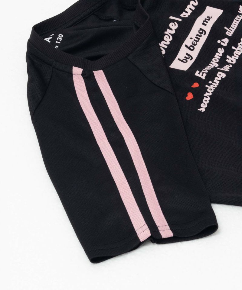 NAVY  肩ラインTシャツ キッズ メール便 対応商品商品画像-7