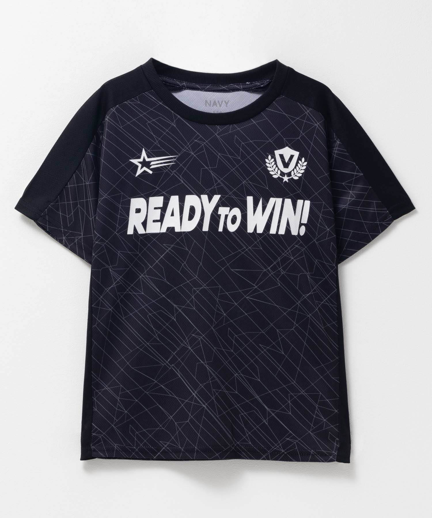 NAVY  配色切替Tシャツ キッズ メール便 対応商品商品画像-1