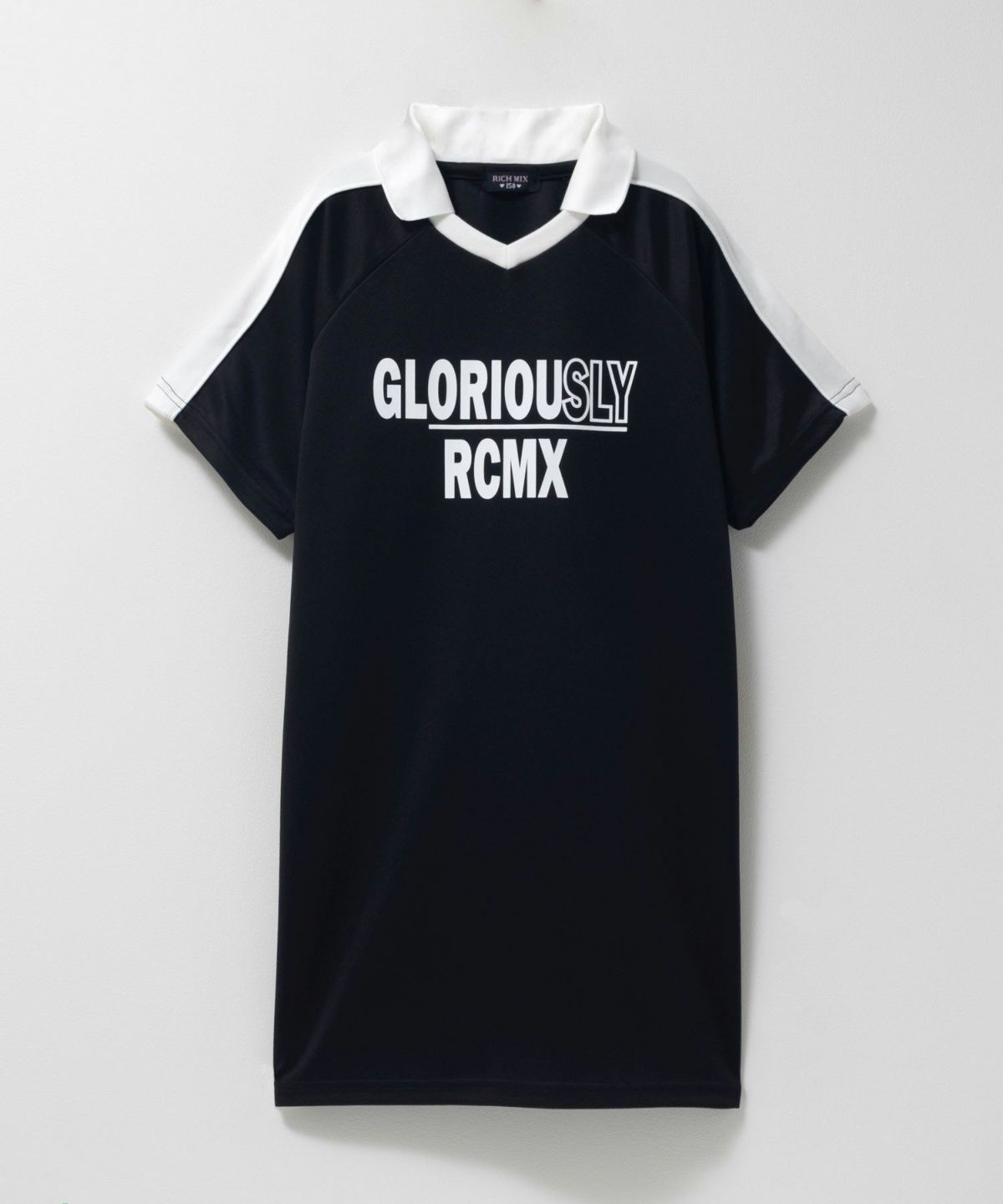 RICH MIX ポンチ素材 襟付きワンピース キッズ