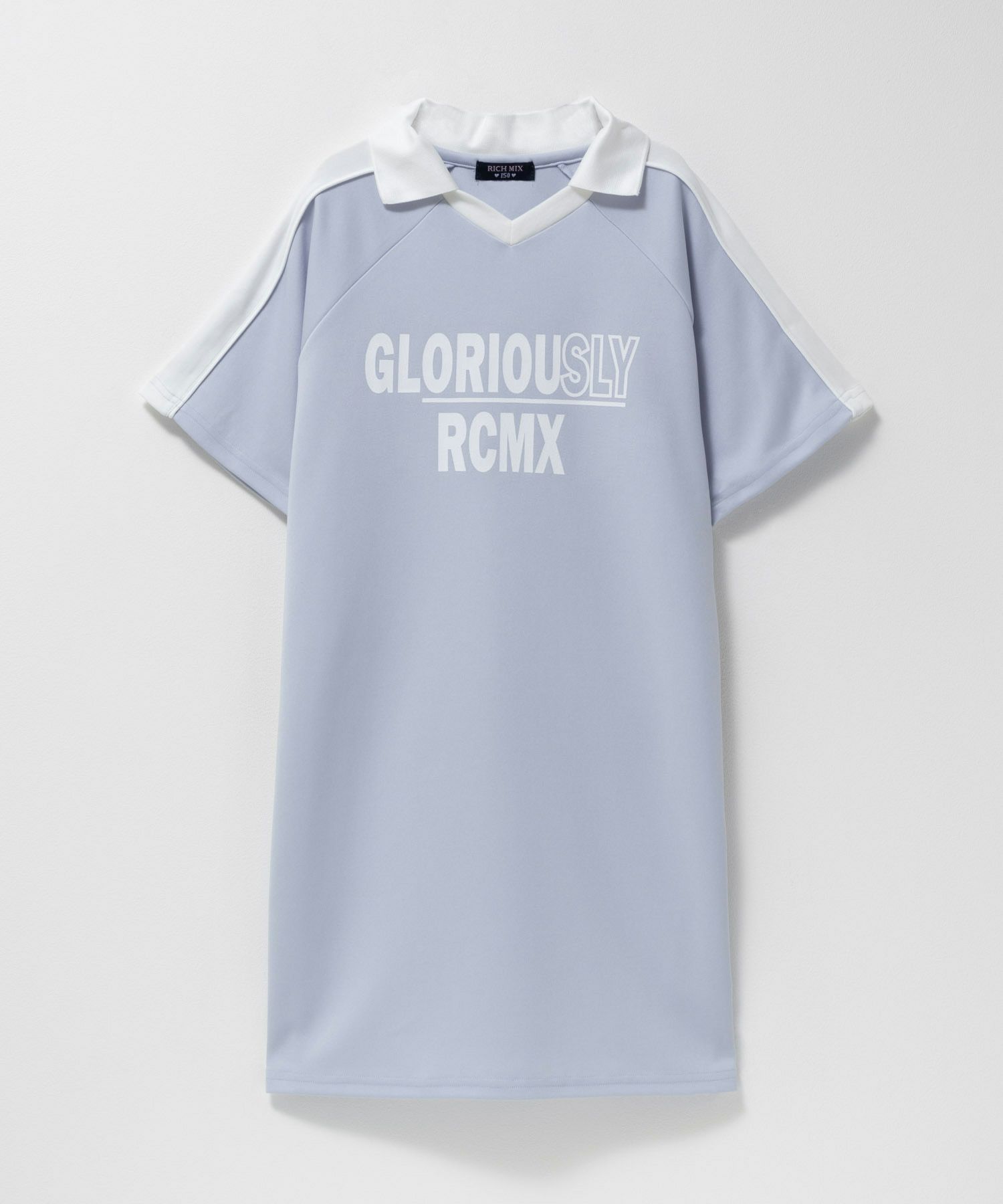 RICH MIX ポンチ素材 襟付きワンピース キッズ商品画像-3