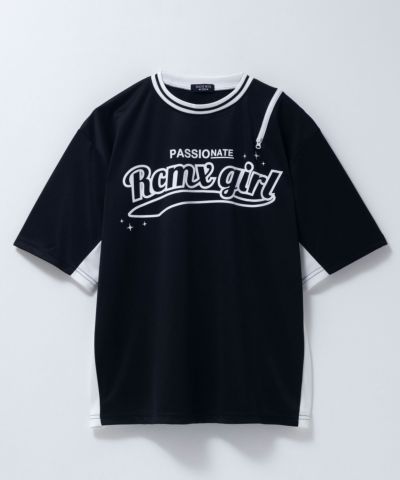 [値下げ]RICH MIX  肩開きビッグTシャツ キッズ ネコポス 対応商品