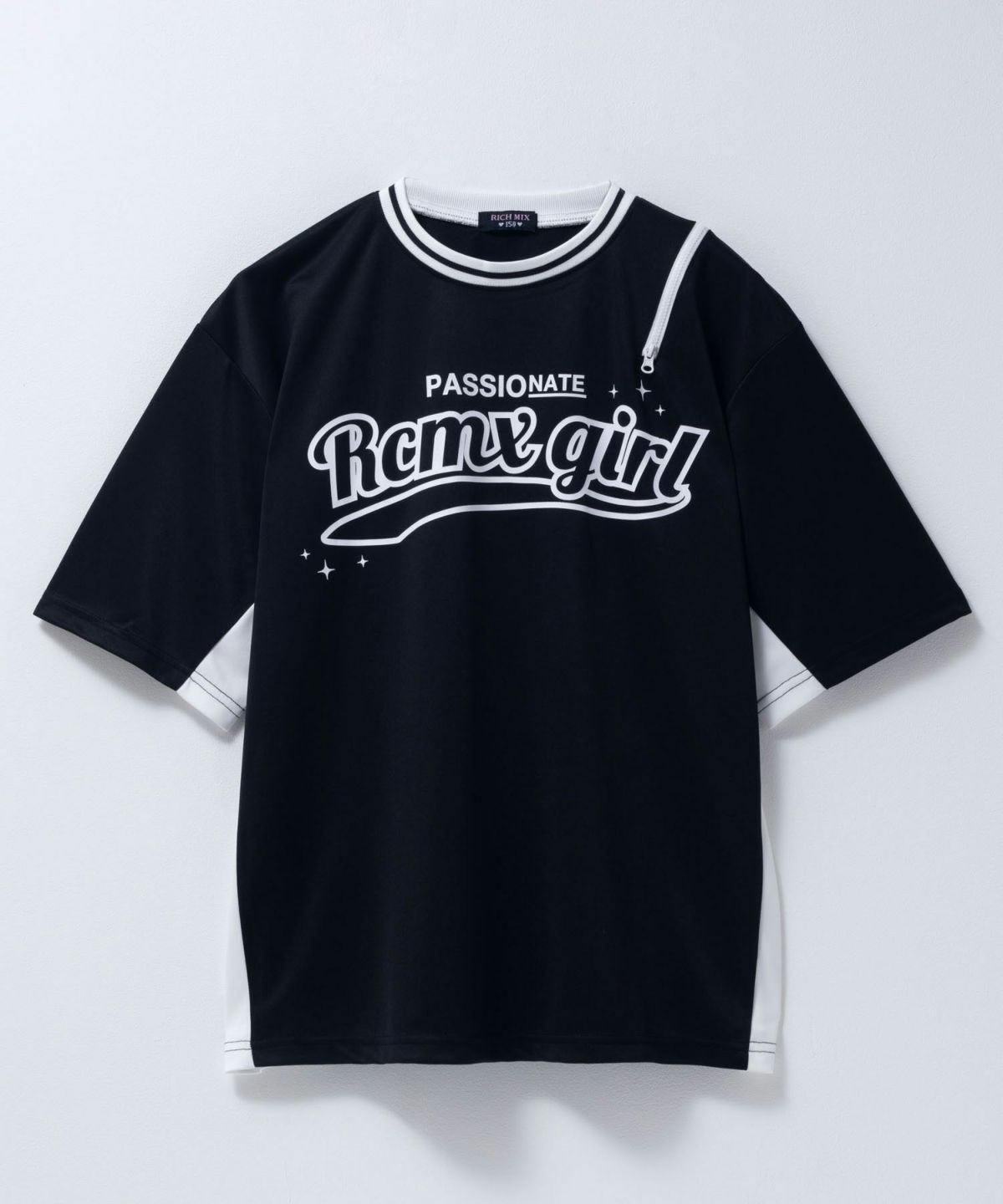 RICH MIX 肩開きビッグTシャツ キッズ ネコポス 対応商品