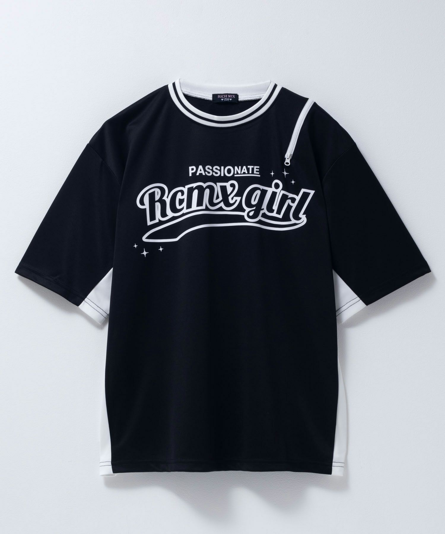 RICH MIX 肩開きビッグTシャツ キッズ ネコポス 対応商品