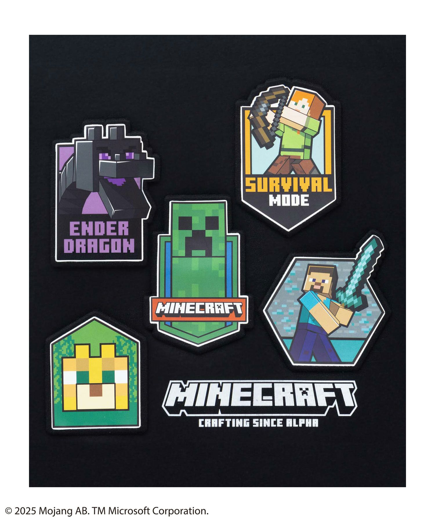 Minecraft マインクラフト エンボスプリントTシャツ キッズ メール便 対応商品商品画像-5
