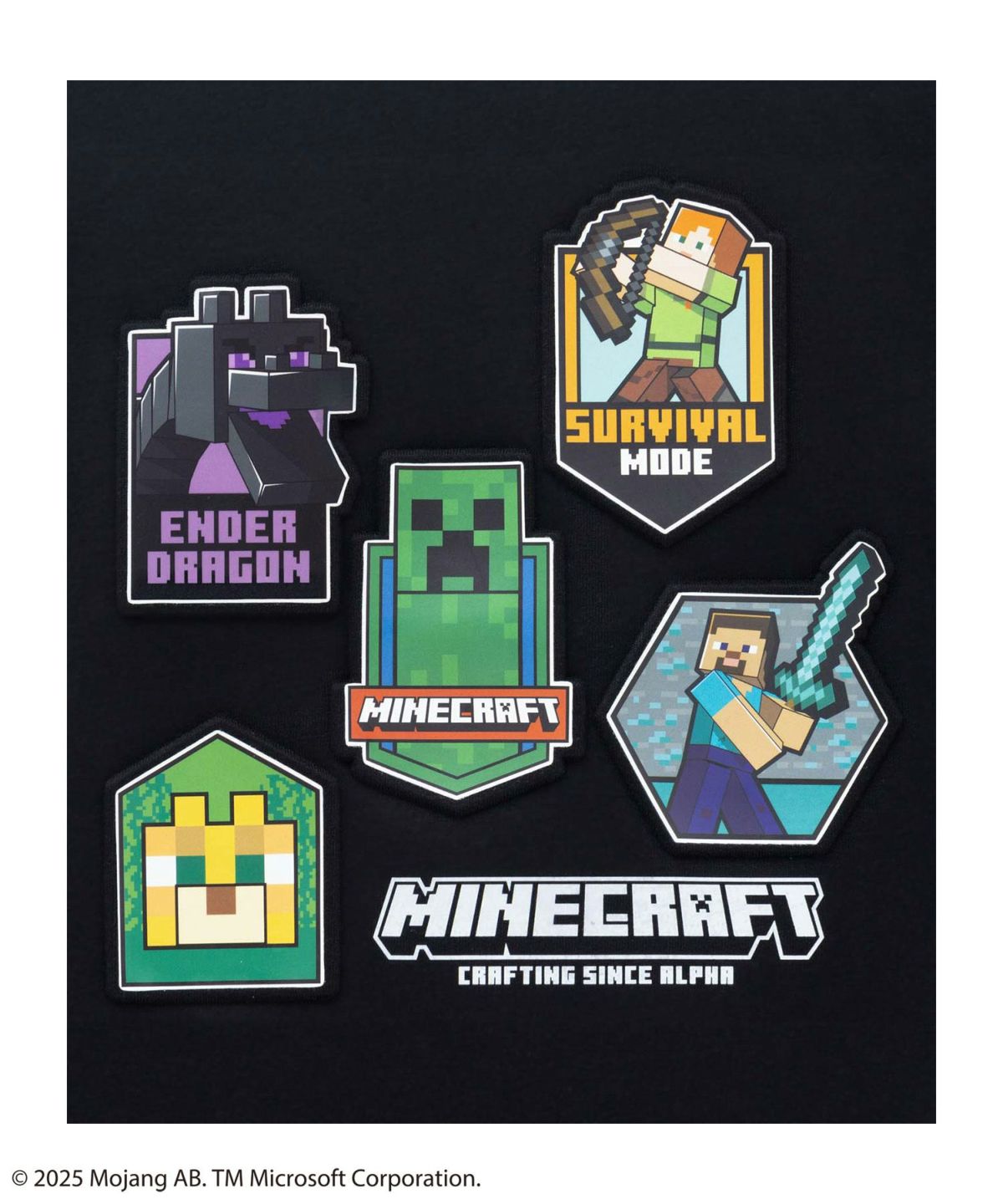 Minecraft マインクラフト エンボスプリントTシャツ キッズ ネコポス 対応商品