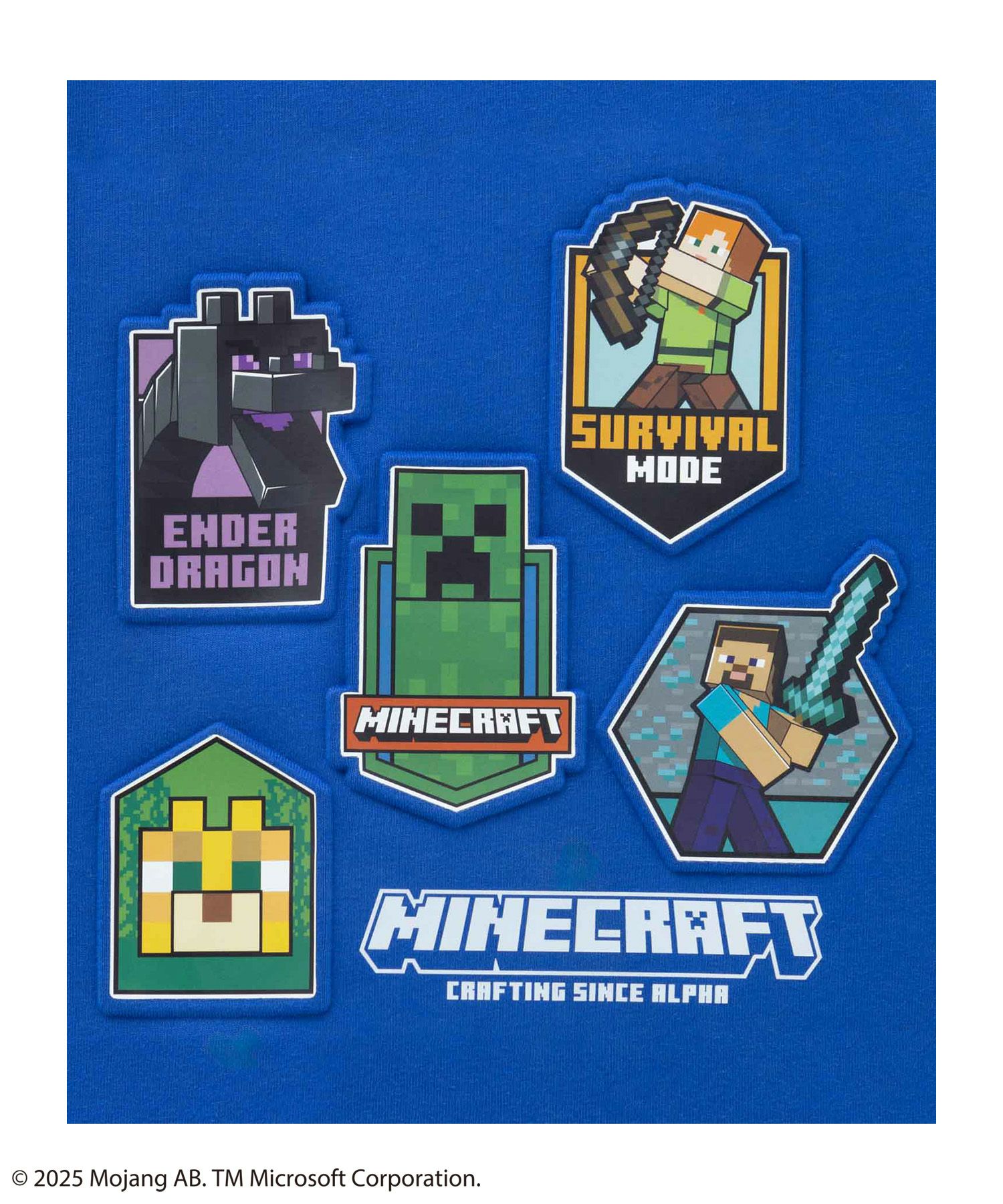 Minecraft マインクラフト エンボスプリントTシャツ キッズ メール便 対応商品商品画像-6