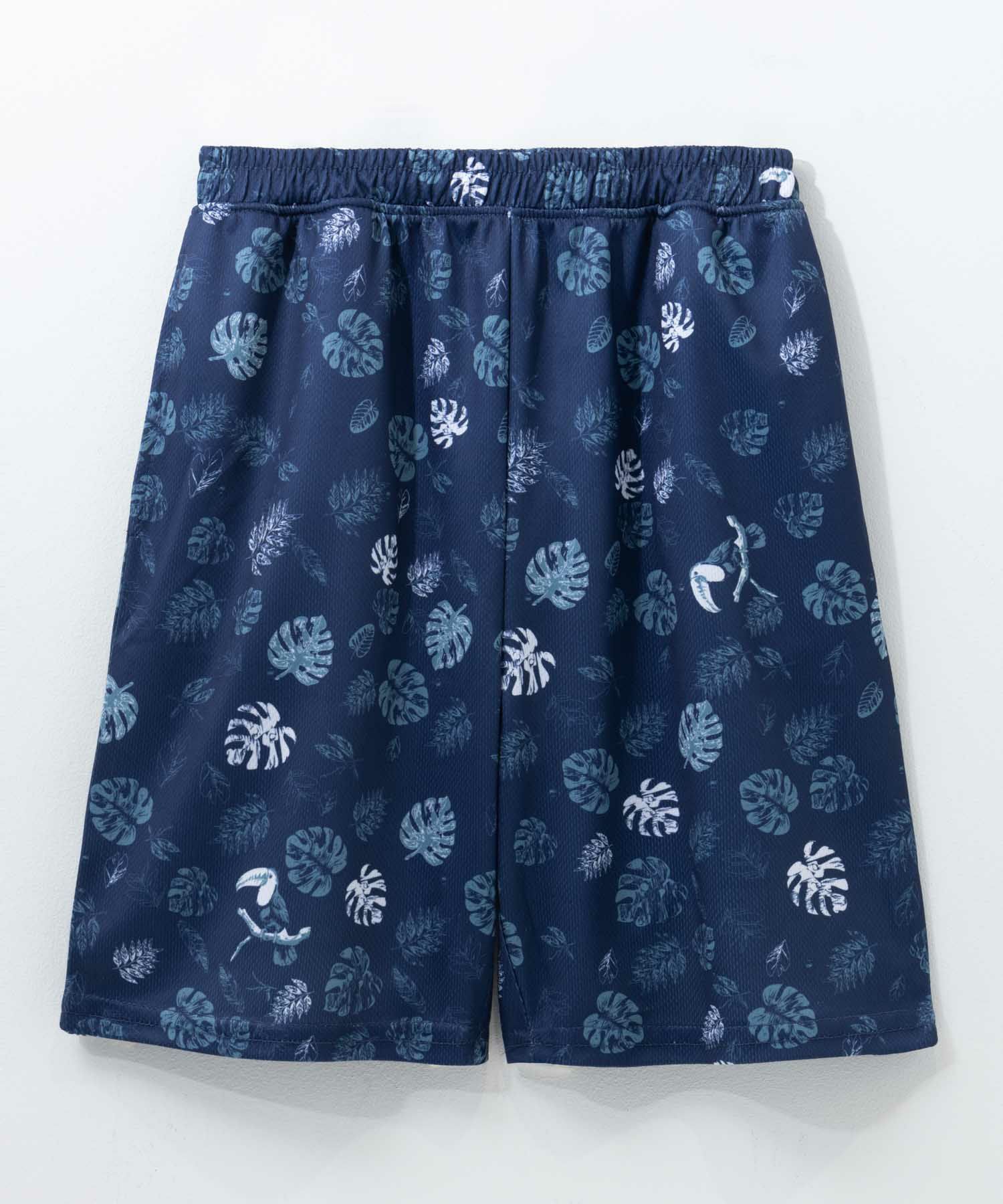 NAVY  リーフ柄ショートパンツ キッズ商品サムネイル-1