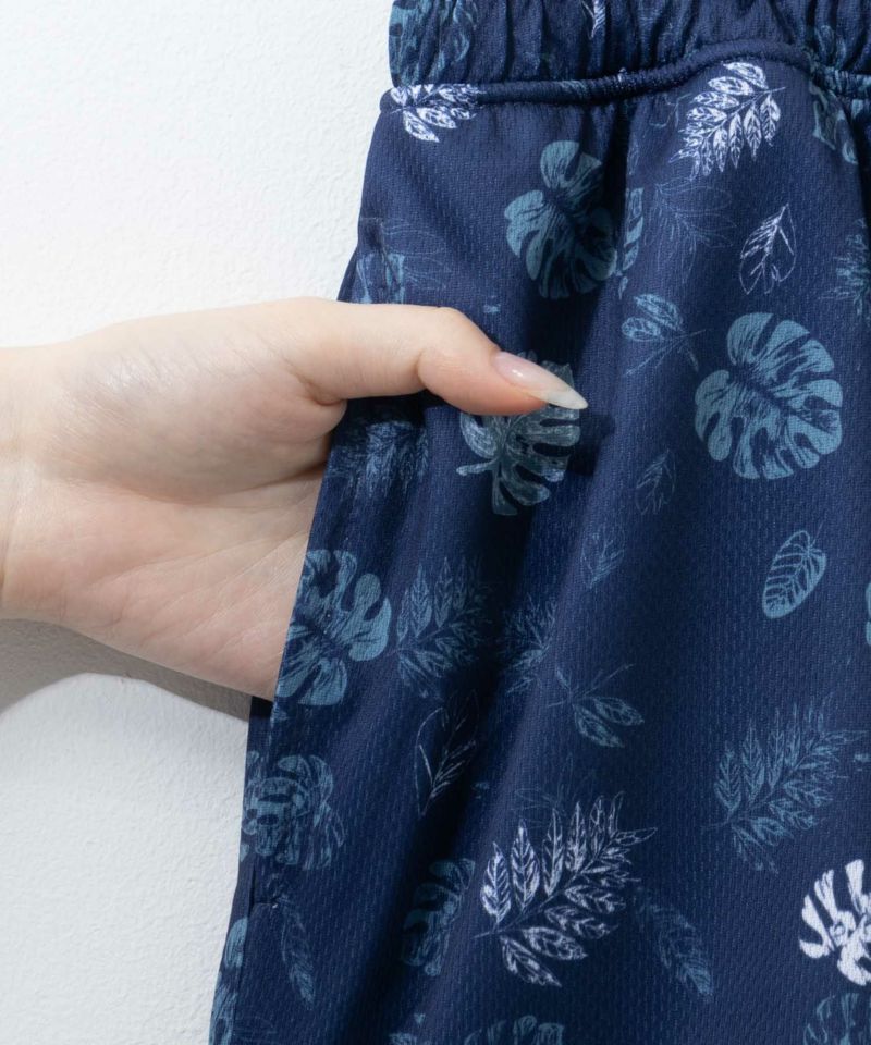 NAVY  リーフ柄ショートパンツ キッズ商品画像-7