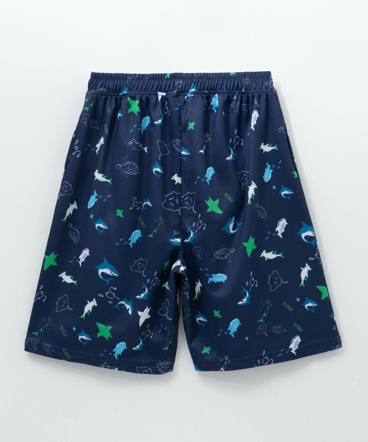 NAVY 海の生き物柄ショートパンツ キッズ